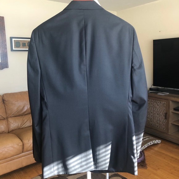 ❤️SALE❤️ Calvin Klein Slim Fit Black Jacket 42L - Picture 5 of 15